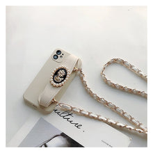Wrist Strap Crossbody Chain Protective Case For Mobile Phones Puce Buckeye
