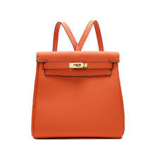 Fashionable leather handbags Puce Buckeye
