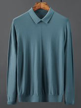 Lapel Close-Fitting Wear With Spring And Autumn Cardigan Bottoming Sweater Men Puce Buckeye