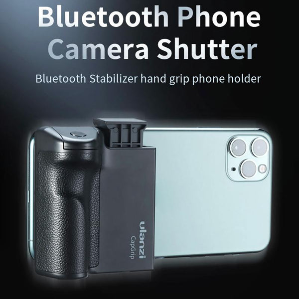 CapGrip Wireless Bluetooth Smartphone Selfie Booster One-Handed Shooting Aid Puce Buckeye
