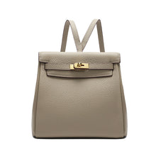 Fashionable leather handbags Puce Buckeye