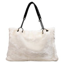 Plush Handbags Handbags Europe And America Puce Buckeye