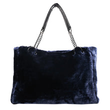 Plush Handbags Handbags Europe And America Puce Buckeye