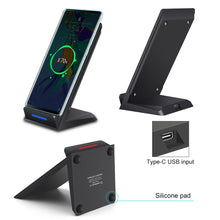 Vertical Wireless Charger Supports QI Charging, Suitable For   Mobile Phones Puce Buckeye