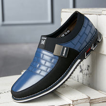 Large Size Leather Shoes Men New Casual Leather Shoes Men Puce Buckeye