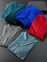 Lapel Close-Fitting Wear With Spring And Autumn Cardigan Bottoming Sweater Men Puce Buckeye