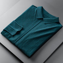 Lapel Close-Fitting Wear With Spring And Autumn Cardigan Bottoming Sweater Men Puce Buckeye