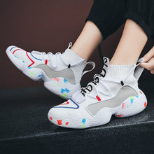Men Sneakers Summer Fashion Running Shoes Breathable Men Vulcanize Shoes Flat Soft tennis Shoes Puce Buckeye