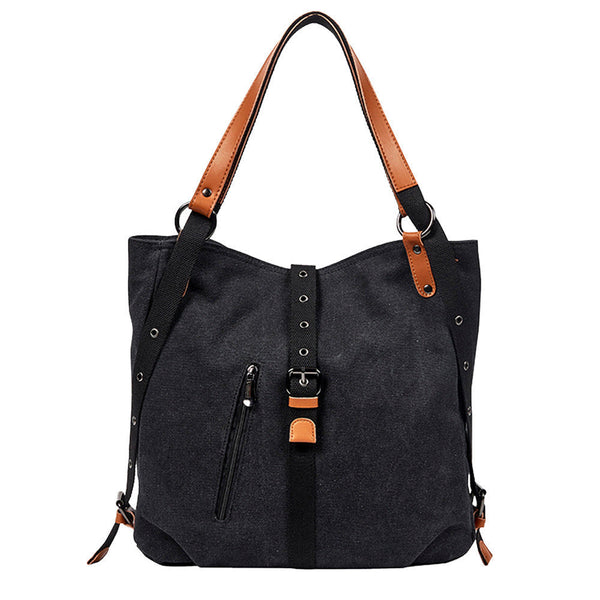 Canvas handbags Puce Buckeye