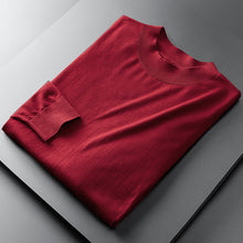 Lapel Close-Fitting Wear With Spring And Autumn Cardigan Bottoming Sweater Men Puce Buckeye