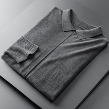 Lapel Close-Fitting Wear With Spring And Autumn Cardigan Bottoming Sweater Men Puce Buckeye