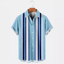 3D Summer Casual Printed Hawaiian Shirt Men Vacation Seaside Wear Puce Buckeye
