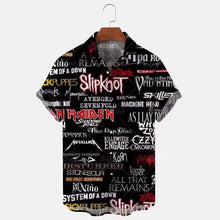 3D Summer Casual Printed Hawaiian Shirt Men Vacation Seaside Wear Puce Buckeye