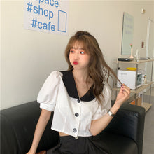 Women''s Clothing Short Sleeve Net Red Foreign Style Versatile Short Bubble Sleeve Sweater Puce Buckeye