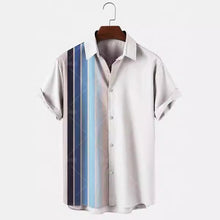 3D Summer Casual Printed Hawaiian Shirt Men Vacation Seaside Wear Puce Buckeye