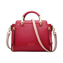 Genuine Leather Fashion Handbags Handbags Ladies Designer Handbags Puce Buckeye