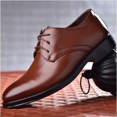 Black Shoes With Pointed Toe For Men Puce Buckeye