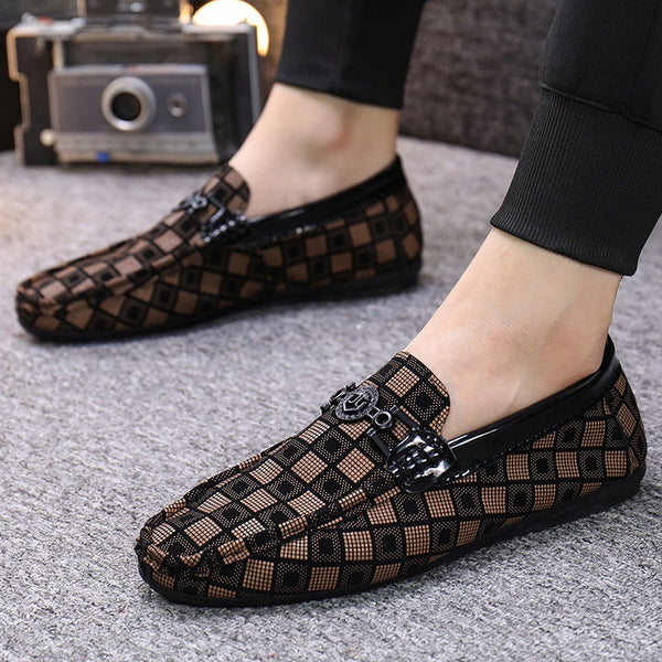 Shoes Casual Slip On Shoes Men Driving Shoes Fashion Puce Buckeye