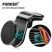 Magnetic Car Phone Holder Air Vent Magnet Mount Smartphone Phone Holder Car Rotation Bracket Puce Buckeye