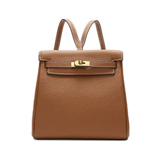 Fashionable leather handbags Puce Buckeye