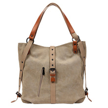 Canvas handbags Puce Buckeye