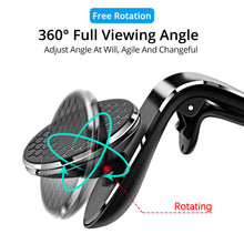 Magnetic Car Phone Holder Air Vent Magnet Mount Smartphone Phone Holder Car Rotation Bracket Puce Buckeye
