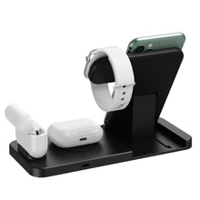 Wireless charger Three-in-one wireless charger for  phones and watches Puce Buckeye