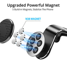 Magnetic Car Phone Holder Air Vent Magnet Mount Smartphone Phone Holder Car Rotation Bracket Puce Buckeye