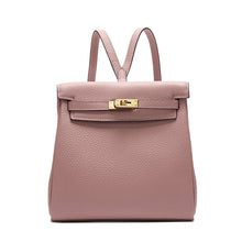Fashionable leather handbags Puce Buckeye