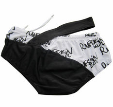 Sexy Swimwear Men Trunks Swimming Low Waist Belt Swimsuit Swimsuit for Men Beach Wear Shorts Memories Gay Puce Buckeye