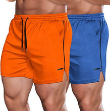 Running Training Mesh Color Matching Fitness Shorts Men Puce Buckeye