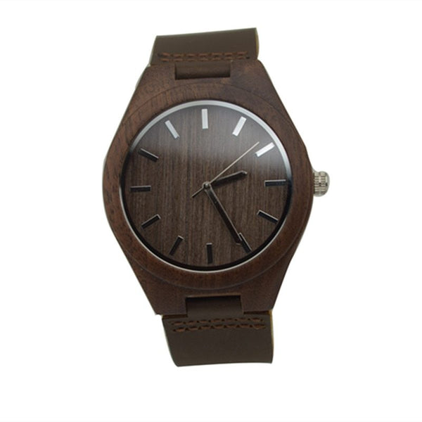 Walnut Wooden Wrist watches Puce Buckeye