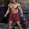 Running Training Mesh Color Matching Fitness Shorts Men Puce Buckeye