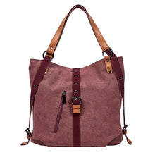Canvas handbags Puce Buckeye