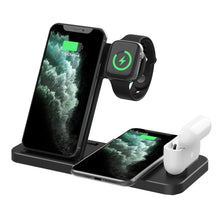 Wireless charger Three-in-one wireless charger for  phones and watches Puce Buckeye