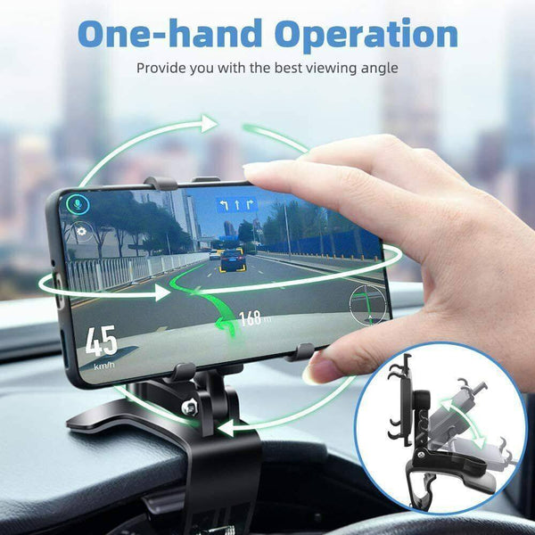 Mobile Phone Holder Car Dashboard Universal Car Cell Phone Smartphone Holder 360 Puce Buckeye