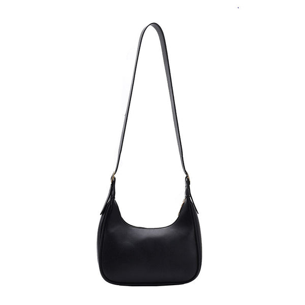 Retro Handbags Underarm Handbags Simple Fashion Handbags Shoulder Messenger Dumpling Bag Puce Buckeye